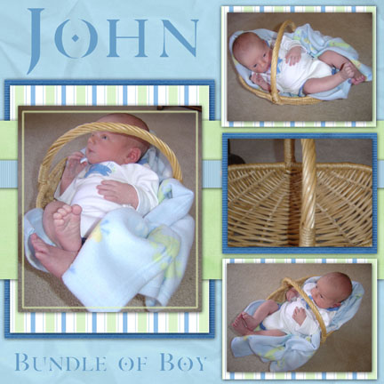 scrapbook rostoucího Johna